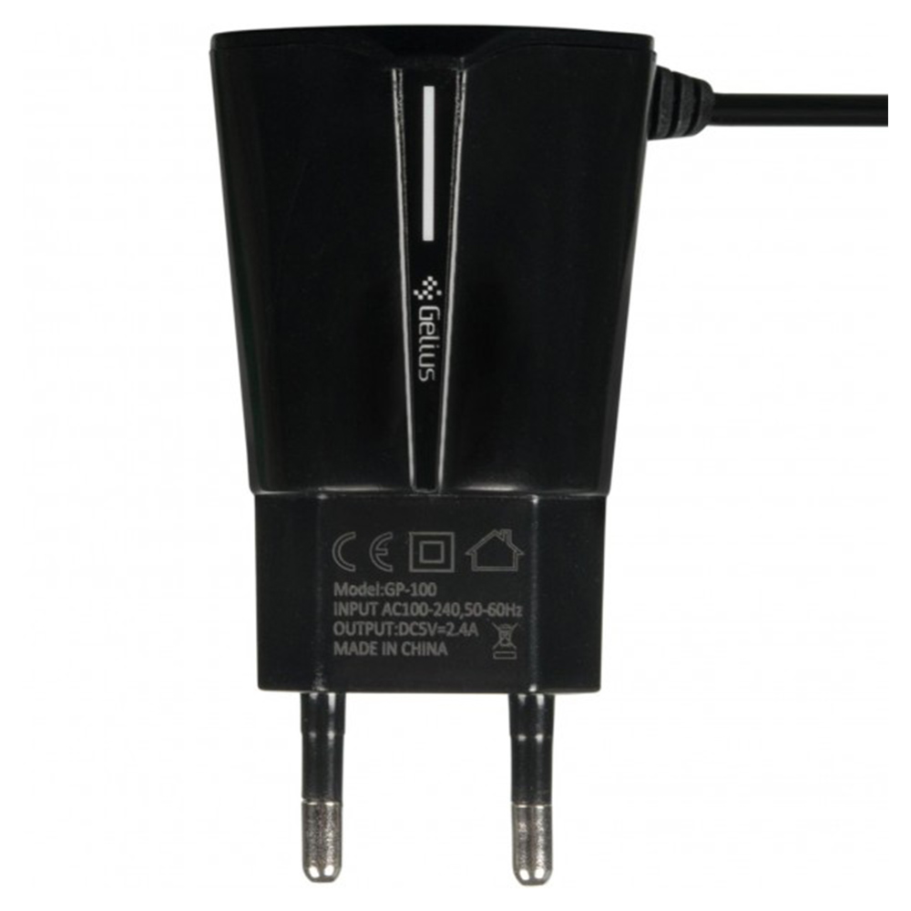 Мережевий зарядний пристрій Gelius Pro Edition Auto ID 2USB + кабель MicroUSB 2.4A - Зображення 2