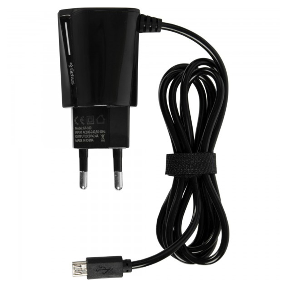 Мережевий зарядний пристрій Gelius Pro Edition Auto ID 2USB + кабель MicroUSB 2.4A - Зображення 3