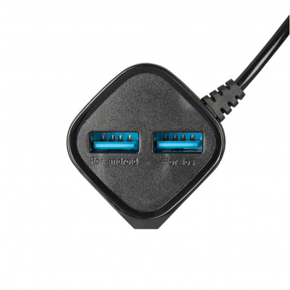 Мережевий зарядний пристрій Gelius Pro Edition Auto ID 2USB + кабель MicroUSB 2.4A - Зображення 4
