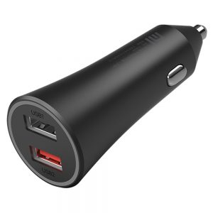 Автомобільний зарядний пристрій Xiaomi (2 USB / 37W) Чорний