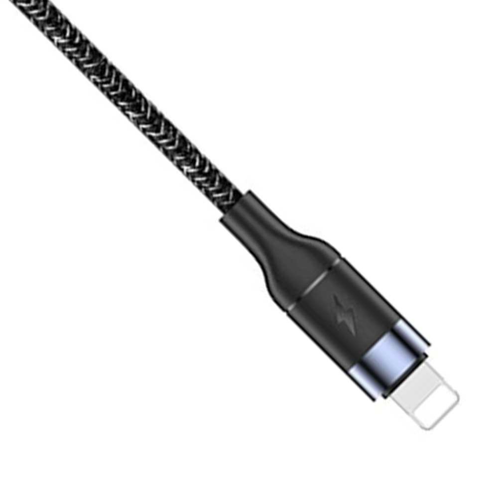 Кабель USB Usams US-SJ404 Fast Charging U31 Type-C / USB - Lightning Black 1,2 м - Зображення 2