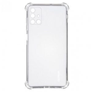 Чохол GETMAN Ease logo посилені кути для Samsung Galaxy M51 Прозорий