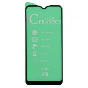 Захисна плівка Ceramica для Samsung A01 A015 / M015 M01 Full Glue  (чорний)