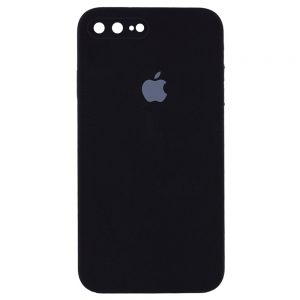 Чохол Silicone Square Full Camera Protective (AA) для Apple iPhone 7 plus / 8 plus (Чорний / Black)