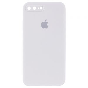 Чохол Silicone Square Full Camera Protective (AA) для Apple iPhone 7 plus / 8 plus (Білий / White)