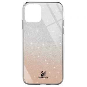 Чохол скляний Swarovski для Apple iPhone 12 Pro / 12 (6.1") Золотий