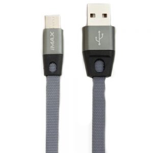 Кабель USB iMax Type С Wide Nylong (USB 3.0)  (1m) Сірий