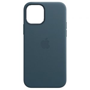Чохол шкіряний Leather з MagSafe для Apple iPhone 12 Mini (Темно-синій / Midnight Blue)