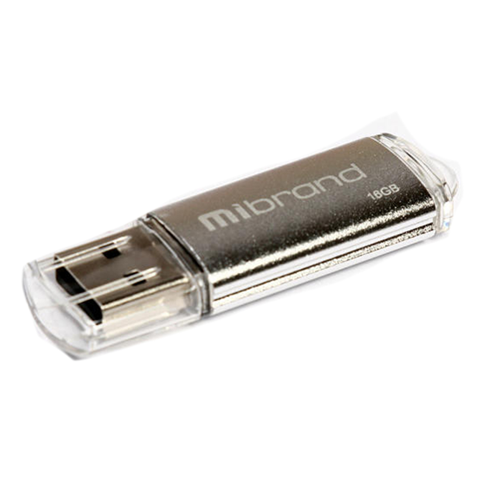 Флеш-пам'ять Mibrand Cougar 8Gb USB 2.0 Срібний
