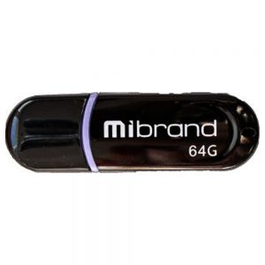 Флеш-пам'ять Mibrand Panther 64Gb USB 2.0 Чорний