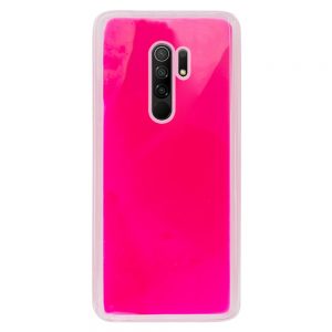 Чохол Neon Sand glow in the dark для Xiaomi Redmi 9 (Рожевий)