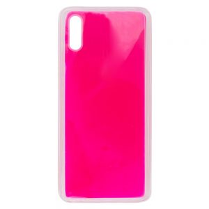 Чохол Neon Sand glow in the dark для Xiaomi Redmi 9A (Рожевий)
