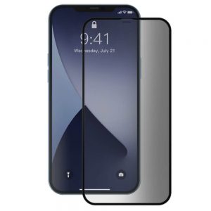 Захисне скло для APPLE iPhone 12 mini  Anti-Spy (0.3 мм, 2.5D, чорний)