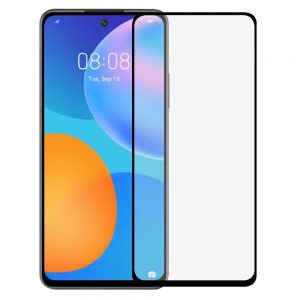 Захисне скло для HUAWEI P Smart (+2021) / Y7A / 10X lite (0.3 мм, 4D ARC чорний) Люкс