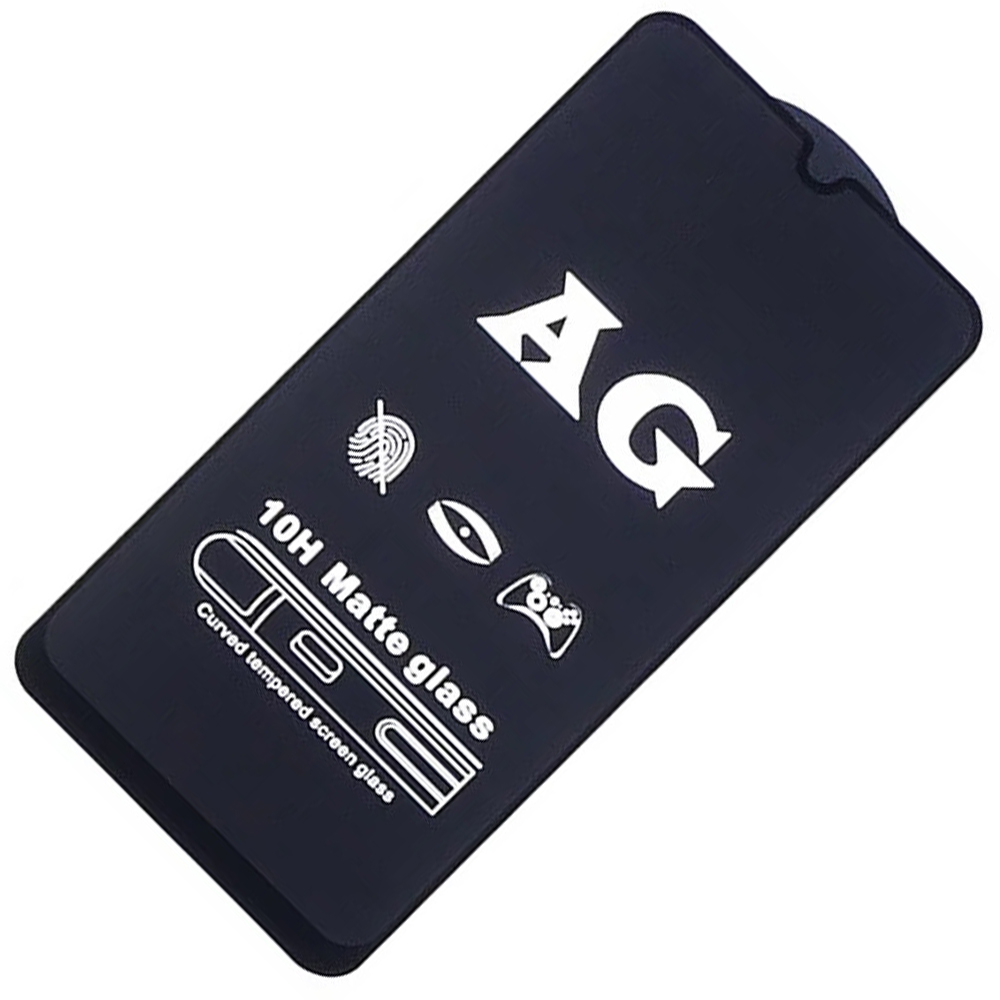 Захисне скло для Samsung A715 Galaxy A71 (2020) Full Glue (0.3 мм, 2.5D, матовий чорний) Люкс - Зображення 2