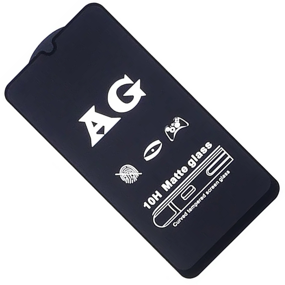 Захисне скло для Samsung A715 Galaxy A71 (2020) Full Glue (0.3 мм, 2.5D, матовий чорний) Люкс - Зображення 4