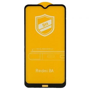 Захисне скло для Xiaomi Redmi 8/8A/Note 8 (0.3 мм, 4D ARC чорний) Люкс