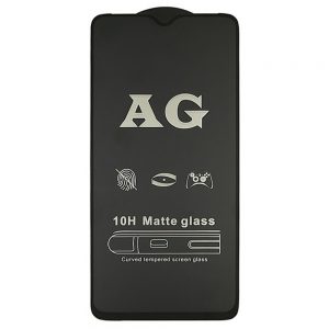 Захисне скло для Xiaomi Redmi Note 8  (0.3 мм, 2.5D, матовий чорний) Люкс
