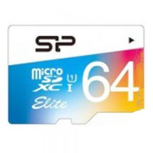 Карта пам'яті SiliconPower Elite microSDXC (UHS-1) 64Gb class 10 (адаптер SD)