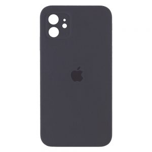 Чохол Silicone Square Full Camera Protective (AA) для Apple iPhone 11 (Сірий / Dark Gray)