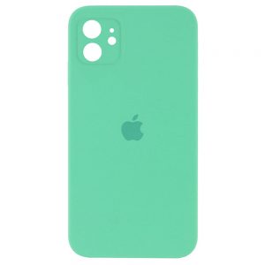 Чохол Silicone Square Full Camera Protective (AA) для Apple iPhone 11 (Зелений / Spearmint)