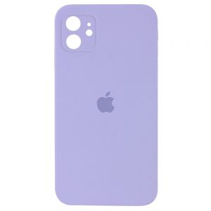 Чохол Silicone Square Full Camera Protective (AA) для Apple iPhone 11 (Бузковий / Dasheen)