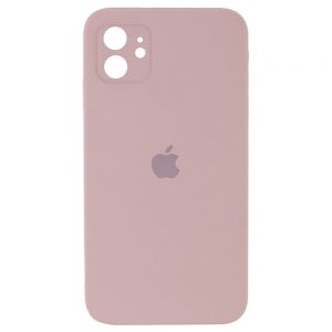 Чохол Silicone Square Full Camera Protective (AA) для Apple iPhone 11 (Рожевий / Pink Sand)
