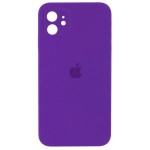 Чохол Silicone Square Full Camera Protective (AA) для Apple iPhone 11 (Фіолетовий / Ultra Violet)
