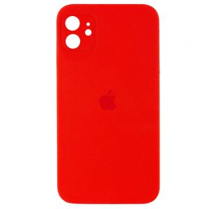 Чохол Silicone Square Full Camera Protective (AA) для Apple iPhone 11 (Червоний / Red)