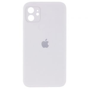 Чохол Silicone Square Full Camera Protective (AA) для Apple iPhone 11 (Білий / White)