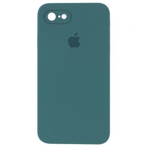 Чохол Silicone Square Full Camera Protective (AA) для Apple iPhone 6/6s (Зелений / Pine green)