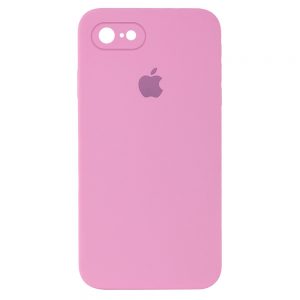Чохол Silicone Square Full Camera Protective (AA) для Apple iPhone 6/6s (Рожевий / Light pink)
