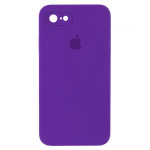 Чохол Silicone Square Full Camera Protective (AA) для Apple iPhone 6/6s (Фіолетовий / Ultra Violet)