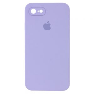 Чохол Silicone Square Full Camera Protective (AA) для Apple iPhone 7 / 8 / SE (2020) (Бузковий / Dasheen)