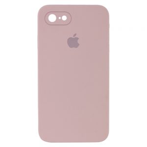 Чохол Silicone Square Full Camera Protective (AA) для Apple iPhone 7 / 8 / SE (2020) (Рожевий / Pink Sand)