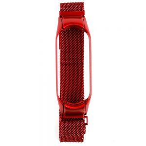 Ремінець Міланська петля для Xiaomi Mi Band 5/6 Рожевий