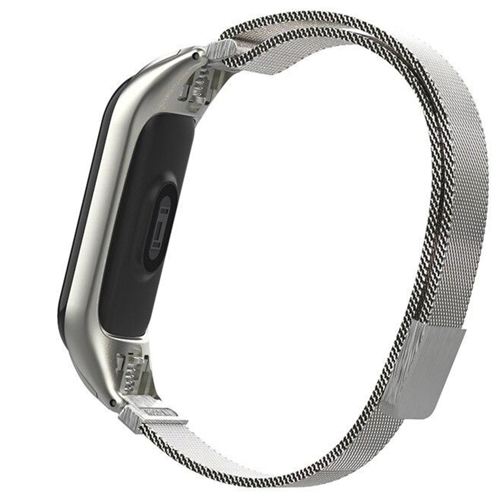 Ремінець Міланська петля для Xiaomi Mi Band 5/6 Срібний - Зображення 2