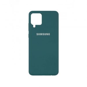 Чохол Full Soft without Logo для Samsung A12 / M12 Темно-зелений