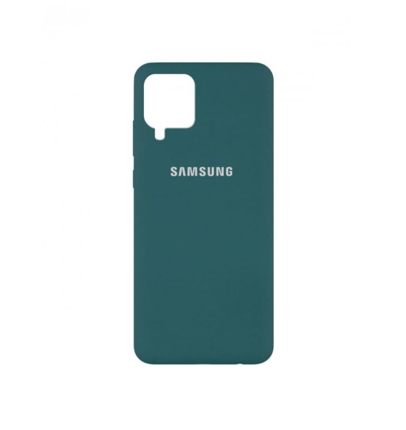Чохол Full Soft without Logo для Samsung A12 / M12 Темно-зелений