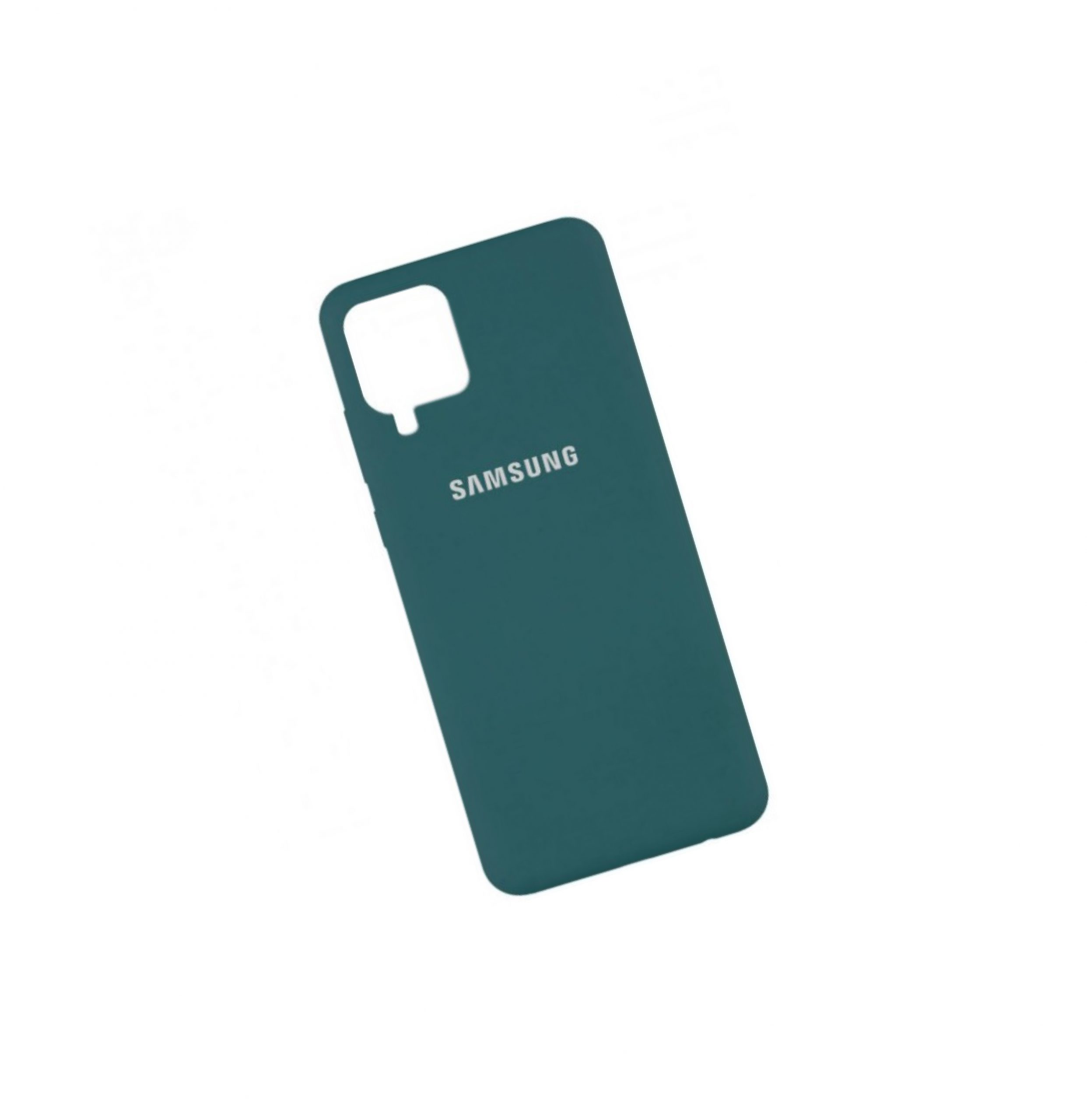 Чохол Full Soft without Logo для Samsung A12 / M12 Темно-зелений - Зображення 2