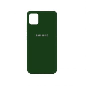Чохол Original Soft для Samsung Note 10 Lite (A81) Темно-зелений