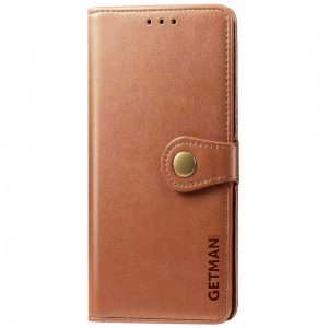 Чохол книжка шкіряний GETMAN Gallant (PU) для Samsung Galaxy A52 4G / A52 5G (Коричневий)