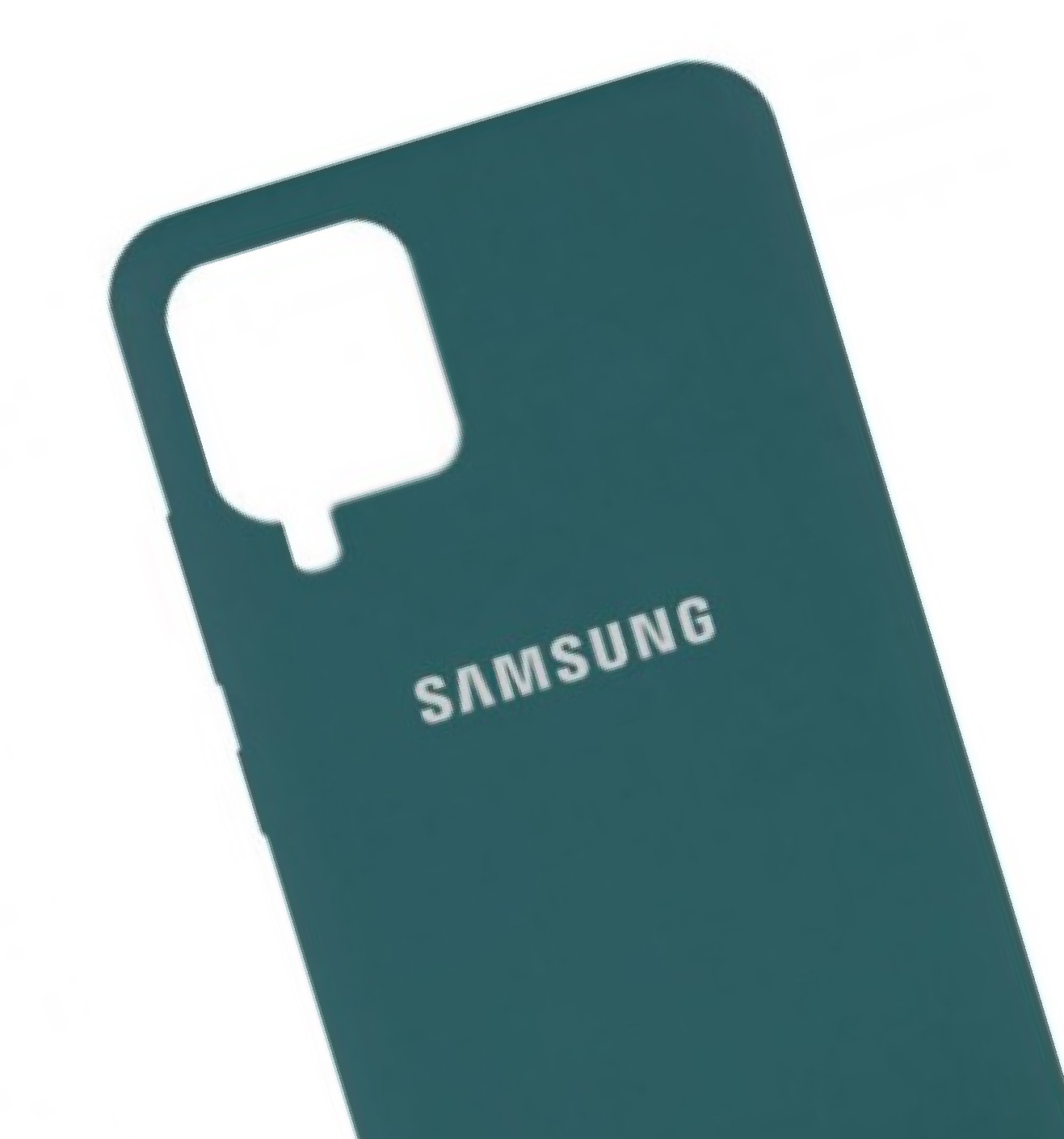 Чохол Full Soft without Logo для Samsung A12 / M12 Темно-зелений - Зображення 4