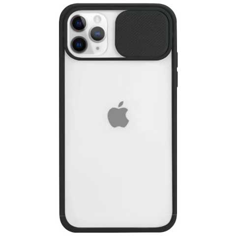 Чохол Camshield mate TPU зі шторкой для камери для iPhone 11 Pro Max Чорний