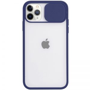 Чохол Camshield mate TPU зі шторкой для камери для iPhone 11 Темно синій