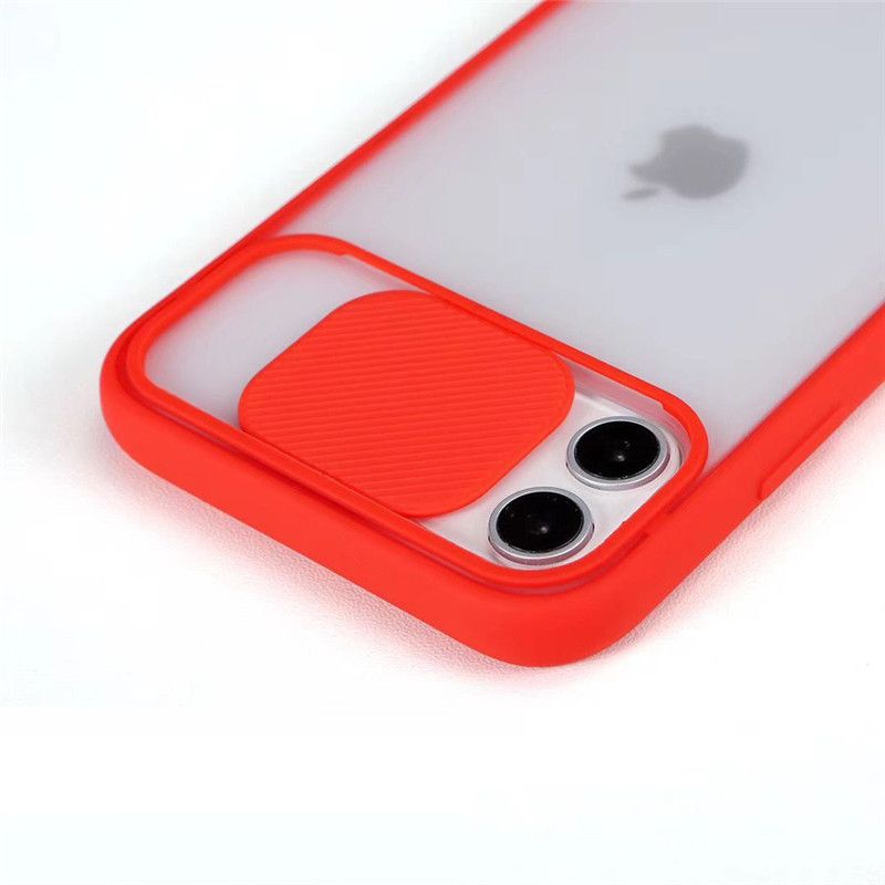 Чохол Camshield mate TPU зі шторкой для камери для iPhone 12 / 12 Pro Червоний - Зображення 3