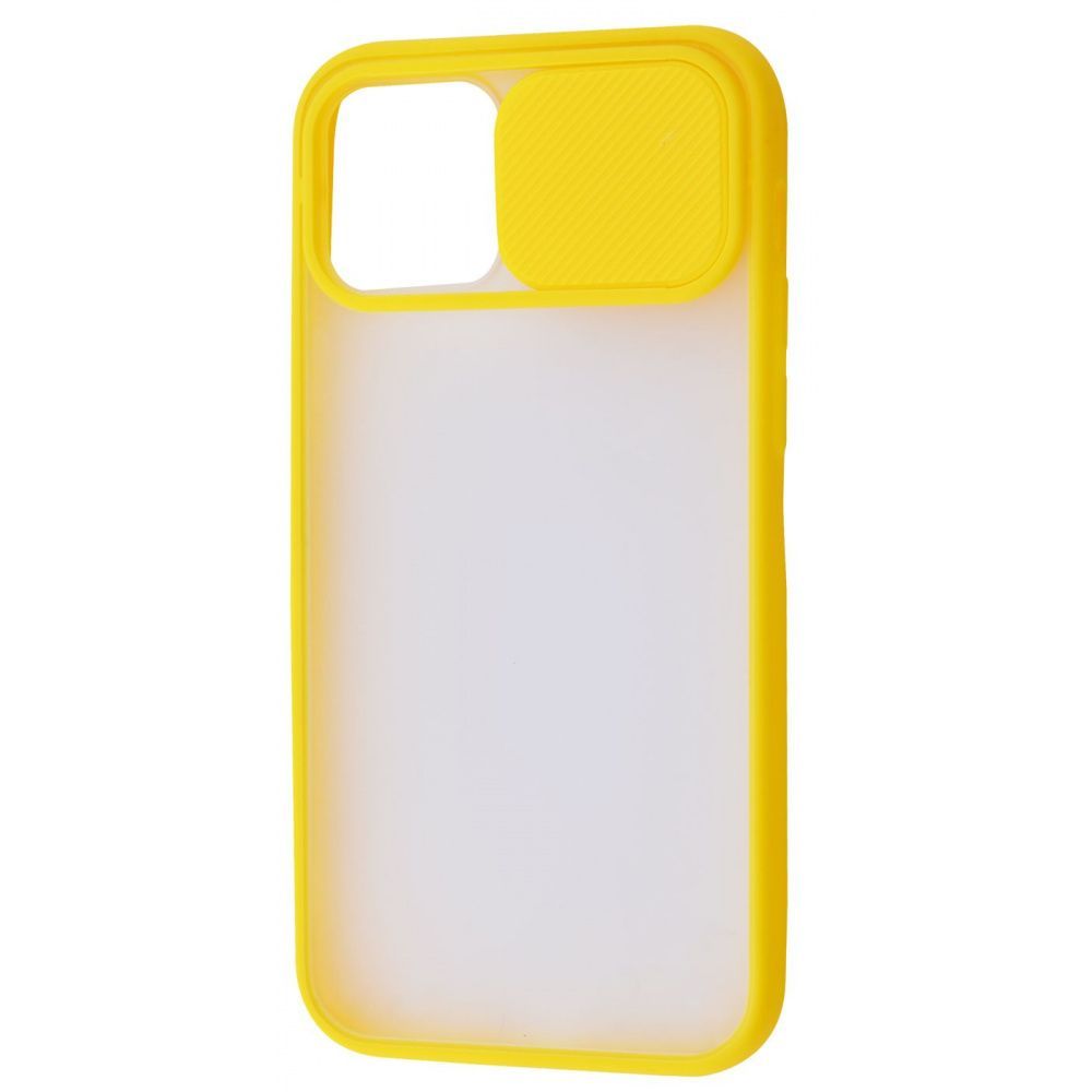 Чохол Camshield mate TPU зі шторкой для камери для iPhone 12 / 12 Pro Жовтий - Зображення 2