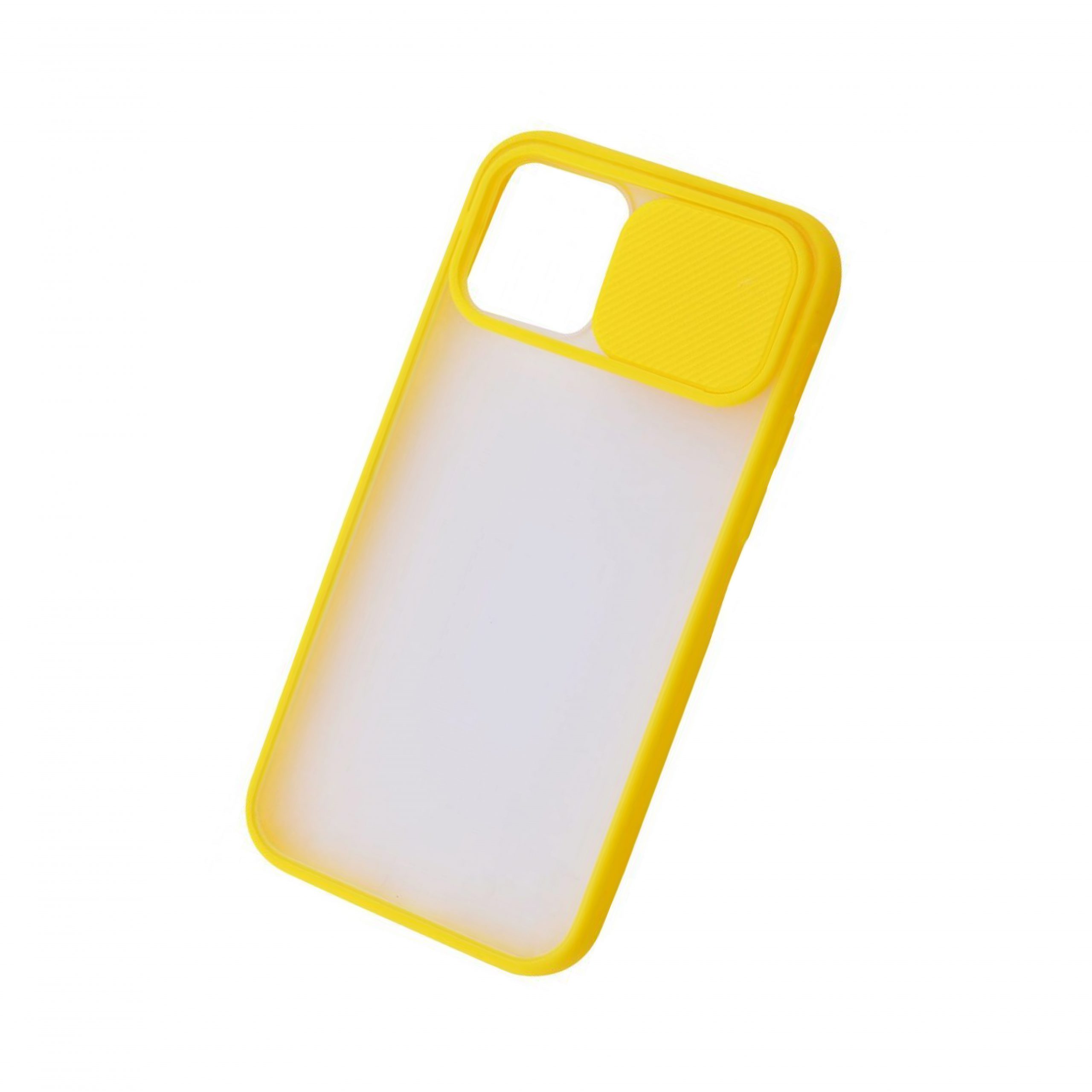 Чохол Camshield mate TPU зі шторкой для камери для iPhone 12 / 12 Pro Жовтий - Зображення 3