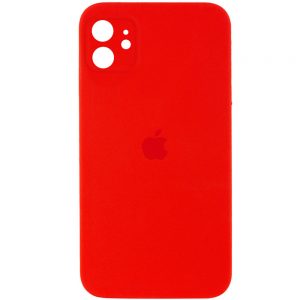 Чохол Silicone Square Full Camera Protective (AA) для Apple iPhone 11 Pro (Червоний / Red)
