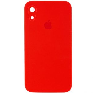 Чохол Silicone Square Full Camera Protective (AA) для Apple iPhone XR (Червоний / Red)